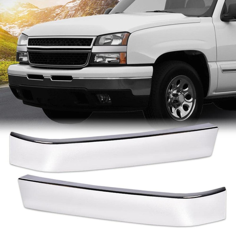 G-PLUS Front Grille Molding Trim Primed Compatible with 2003-2007 Chevy