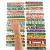 34 PCs Slap Bracelets Slap Wrist Bands with 34 Designs