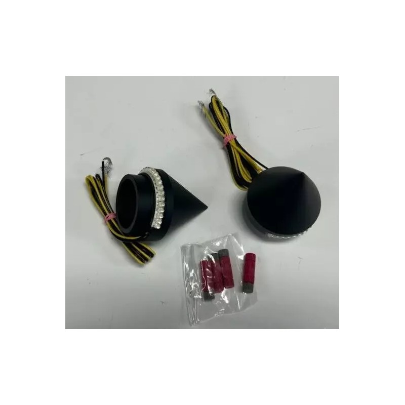 VICTORY MOTORCYCLE LED FORK SPIKE FRONT TURN SIGNAL INDICATOR RELOCATION