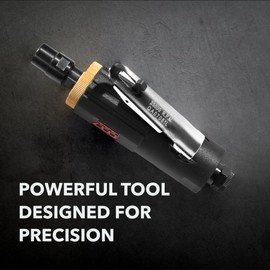 M7 QA-111B Pneumatic Die Grinder, Compact 6-inch Air Tool, Power Die Grinder with 1/8 and 1/4-inch Collet Die Grinder Accessories for Precision Work, Air Compressor Grinder Tool for Machining Material