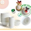qiqee Jumbo White Cupcake Liners Cupcake Cups Muffin Liner 300-Count
