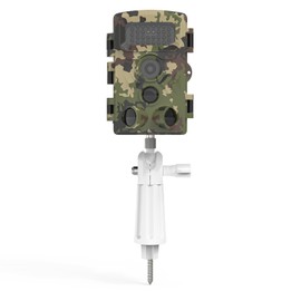 HOLACA Tree Mount Trail Camera Holder with 1/4'' Universal Threads for Trail Camera Wired Camera Tree Holder Screw Mounting Bracket White