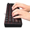 USB Wired Gaming Keyboard 60 Percent RGB Backlight 61 Keys