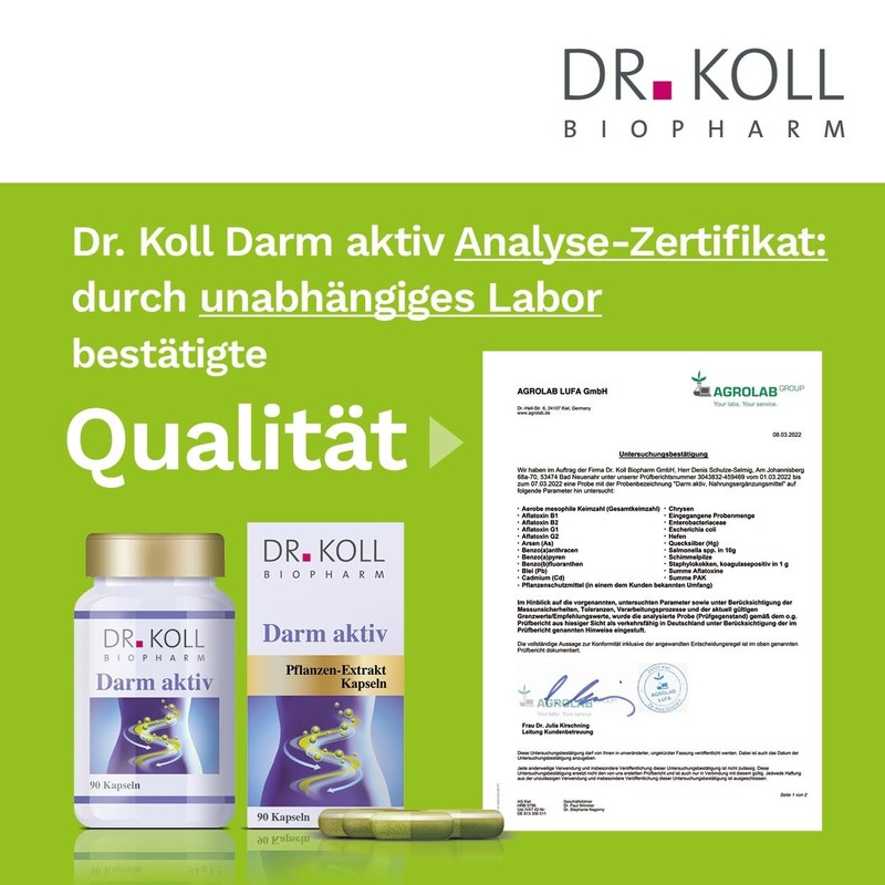 Dr. Koll Darm Active Capsules - Optimal Intestinal Support with