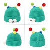 Meliyya Unisex Beanie Hat Cartoon Funny Wool Hat Monster Knitted