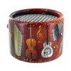 Lutèce Créations Round hand-cranked musical box/music box made of reinforced