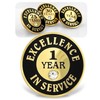 PinMart 4 Years of Service Pin - Excellence in Service