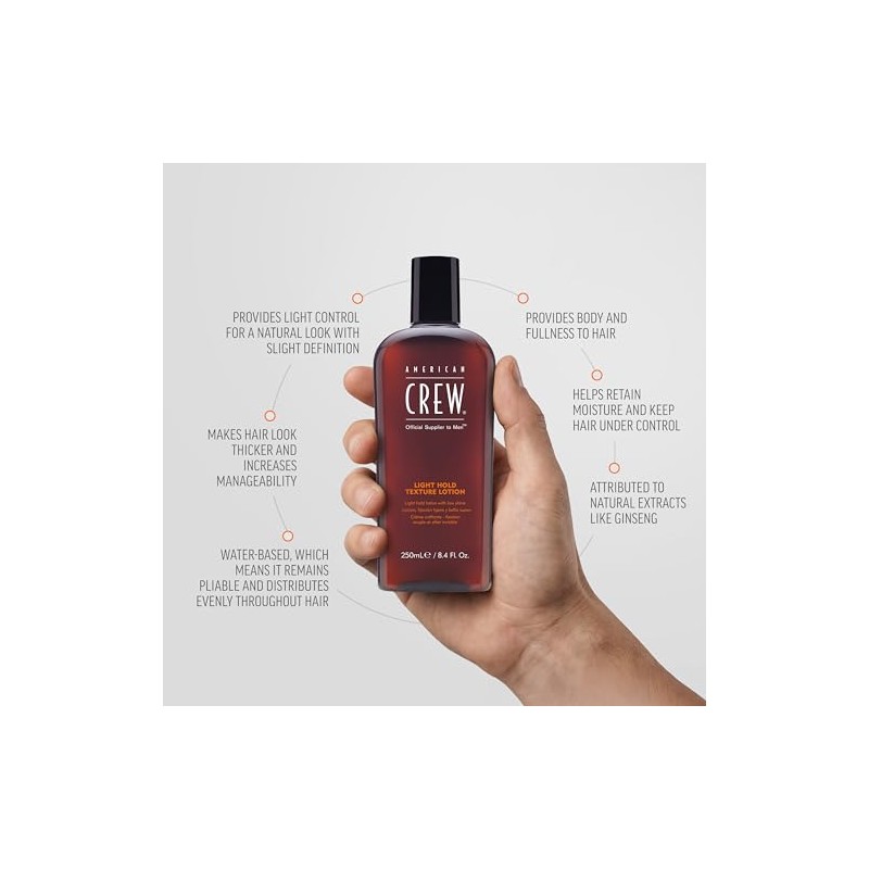 American Crew Light Hold Textute Lotion, 250 Ml