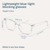 Gaoye Transparent, Clear Blue Light Glasses for Computer & Gaming