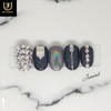 Wedding dress handmade nail tips - Long stiletto / 웨딩드레스