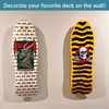 Linone 10 Pcs Aluminum Skateboard Wall Mount - Skateboard Hangers