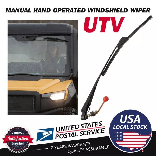 MODIGT Universal UTV Manual Windshield Wiper For Can Am X3
