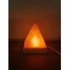 YZYOE USB Rainbow Gradient Himalayan Salt lamp, Solid Wood Base