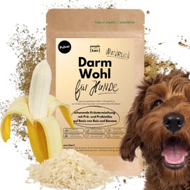 People who Kaer Darm Wohl Darmpulver für Hunde, 200g – Präbiotika & Probiotika Hund auf Basis von Reis und Banane, Darmsanierung und Durchfall Hund, Darmflora Aufbau Hund Durchfall