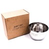 Parker Safety Razor, Deluxe Unbreakable Stainless Steel Shaving Bowl -