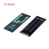 sourcing map 5Pcs 1V 50mA Poly Mini Solar Panel Modul