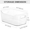 Heyuzb Pantry Organizers and Storage, 12 Pack Clear Plastic Storage