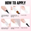 TOMICCA 2 Colours Extender Gel Clear & Light Pink Set,