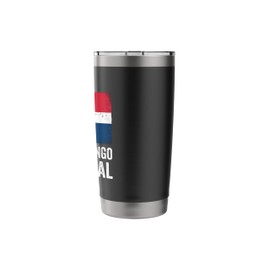Relax Gringo I'm Legal Dominican Republic Immigrant Stainless Steel Insulated Tumbler