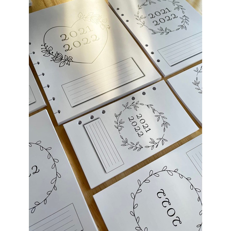 Notes Refill Pages for Discbound Planners, Fits with Circa Letter,