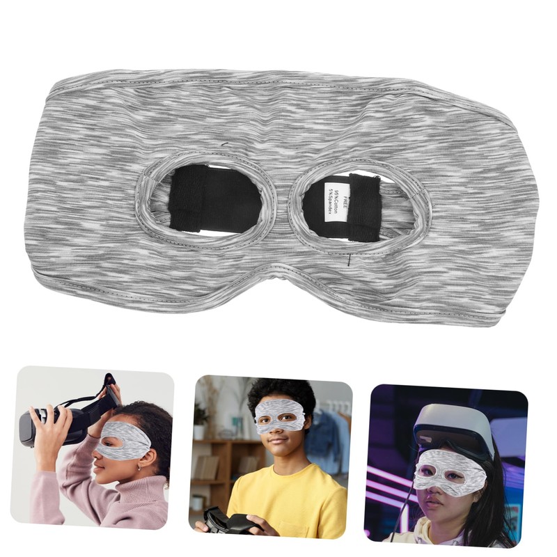 WOONEKY Vr Eye Mask Cover Washable Elastic Padding for Vr