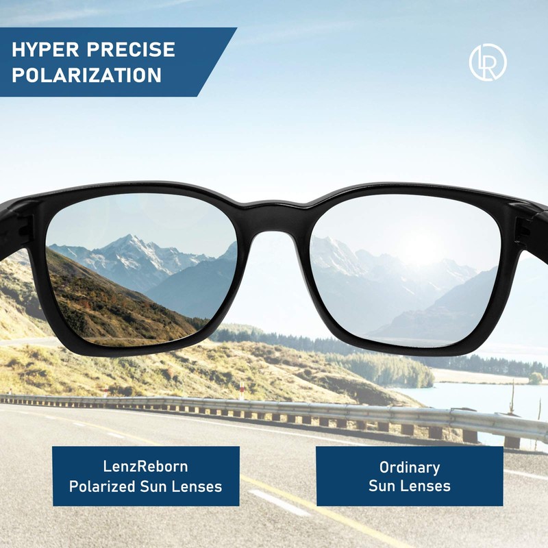 LenzReborn Polarized Lens Replacement for Oakley Holbrook OO9102 Sunglass -