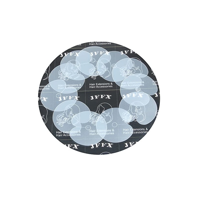50 Pieces Heat Shield Guards for Hair Extension, Clear PVC