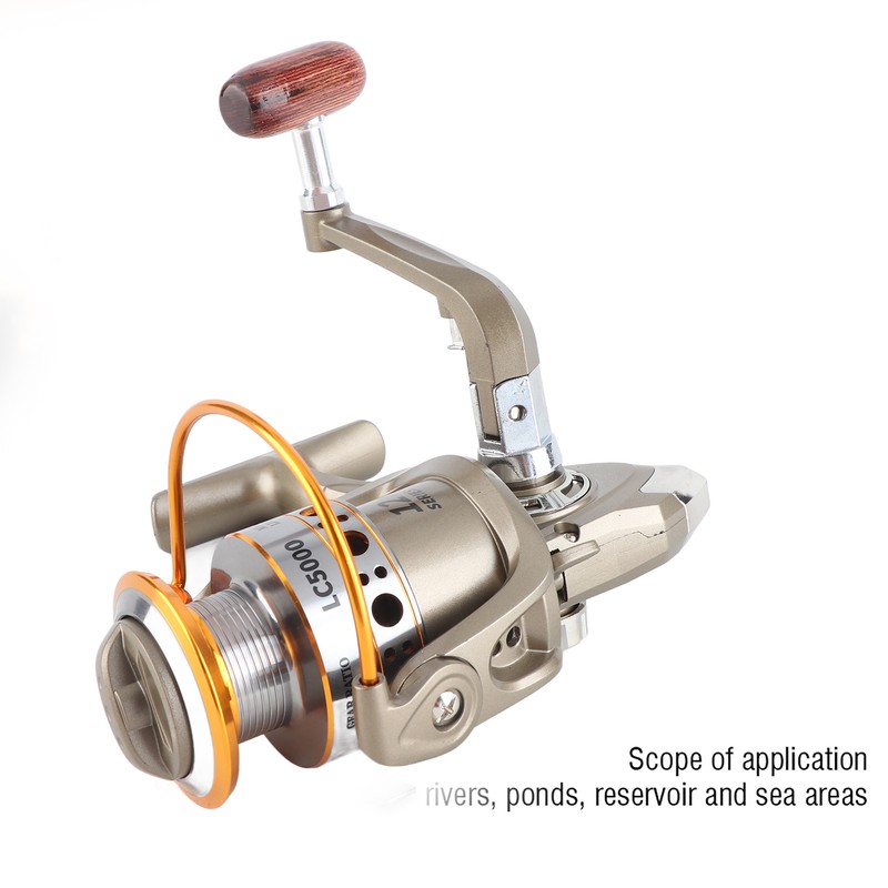 12BB Fishing Reel Foldable Arm Rocker Rear Drag Spool Fish