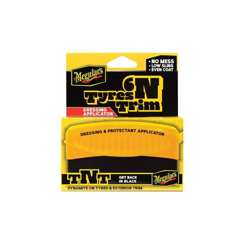 Meguiar's Tyres 'N Trim Dressing and Protectant Applicator - Featuring