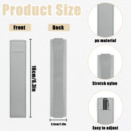 Donmnemb 10 Pcs Elastic Band Pen Holder, Pen Holder for Notebook, Pen Holder For Journal with PU Leather Pen Sleeve Pouch for Journals, Notebooks, Binders, Planners, Tablet Covers 5 colors (Multi)