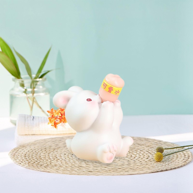 WeiLaiKeQi Animal Figurine for Home Decor Small Collectible for Office