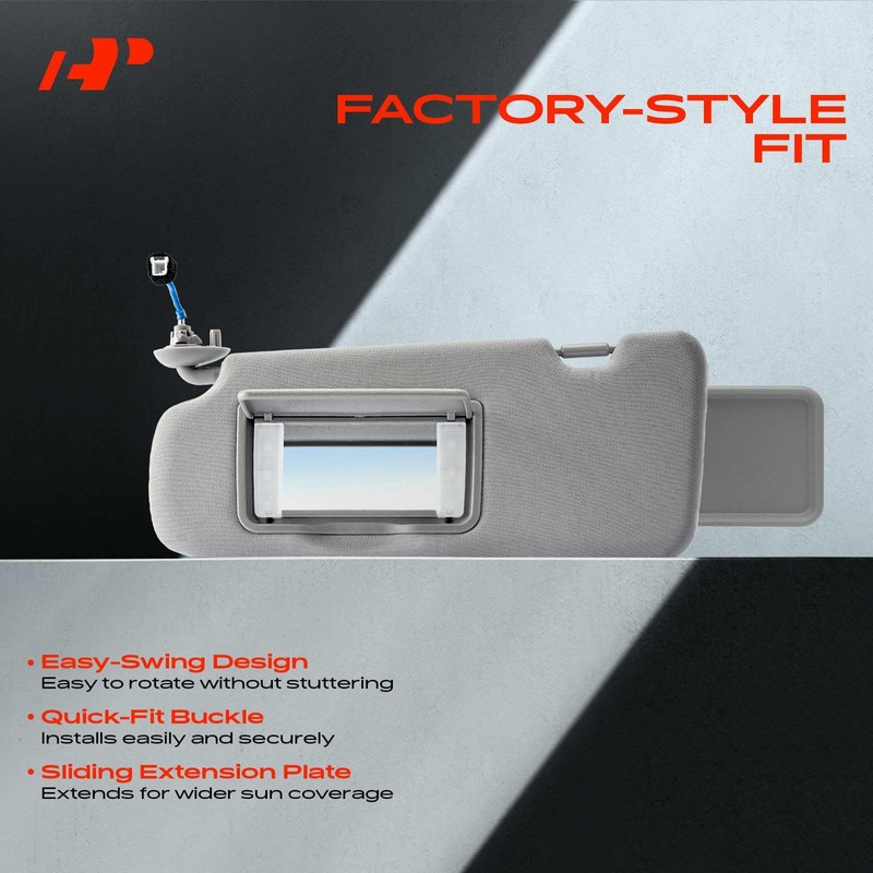 A-Premium Passenger Right Side Sun Visor Compatible with Infiniti JX35,