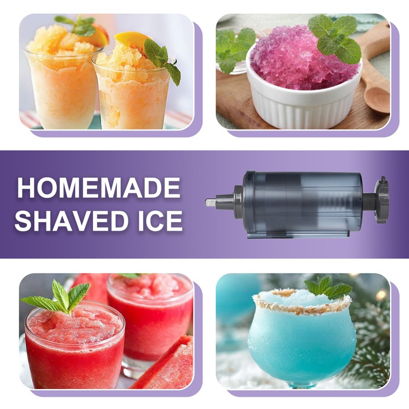 Jooke Shaved Ice Attachment for Kitchenaid Stand Mixer,Homemade Shaved Ice