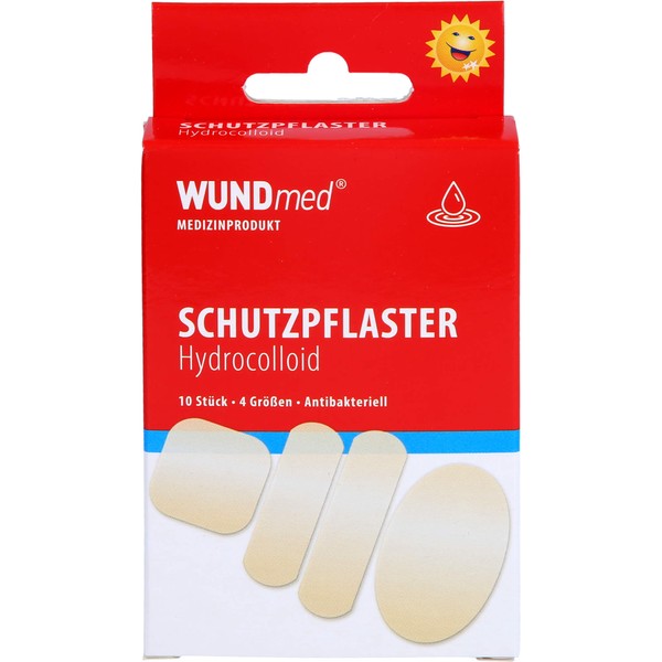 Nicht vorhanden Wundpflaster Hydrocolloid 4 Größen, 10 St PFL