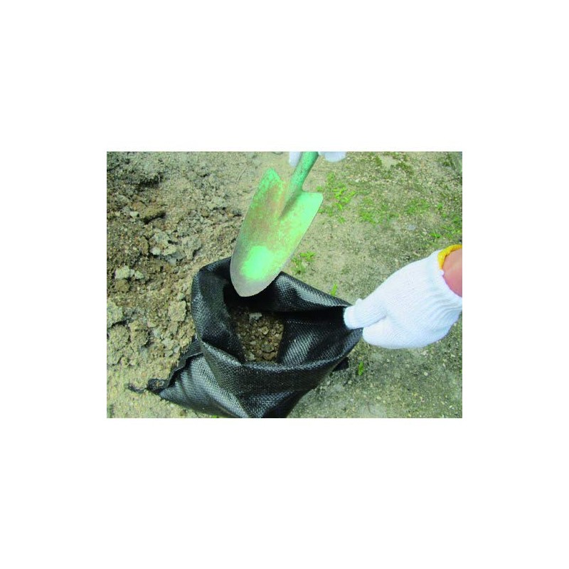 TRUSCO TKUVDN-5 Small UV Black Sandbags Weatherproof 5 Year Type,