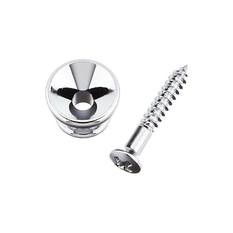 GOTOH Strap Pin, Fender Type, Set of 2, Chrome (PEP-B2C)