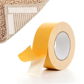 Grippers for Mats on Carpet, 4cm x 20m Carpet Grippers for Rugs on Top of Carpet Corner Rug Grippers for Laminate Floor Rug Grippers for Hardwood Floors Furniture Anti Slip Mat Grippers (1 Roll)