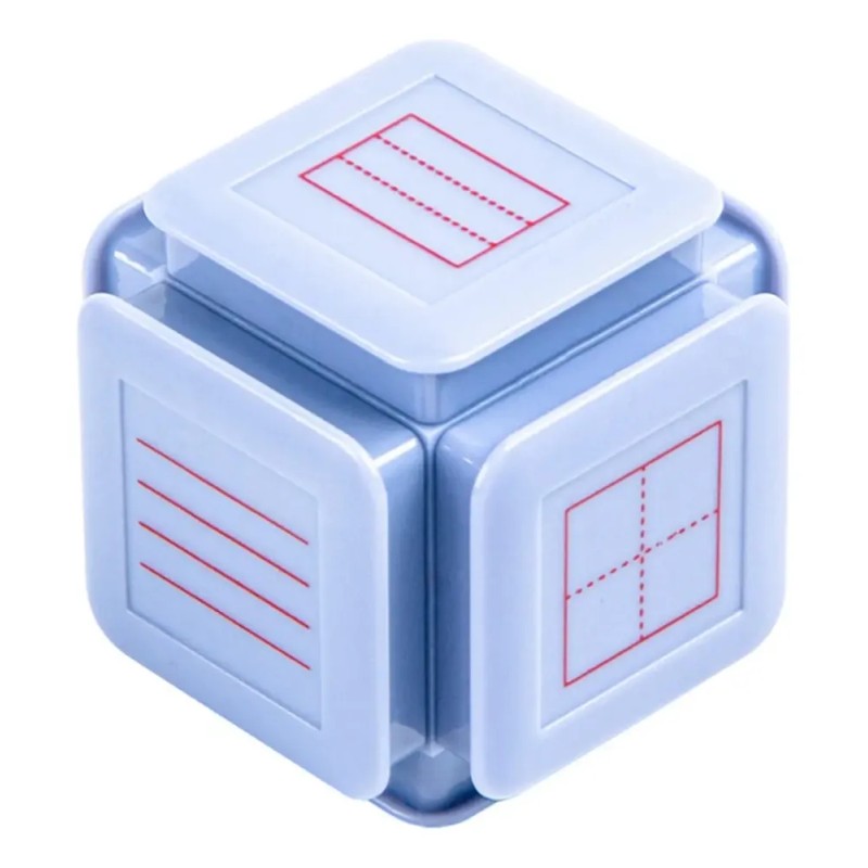 Enseñanza De Ejercicios De Sellos De Caja Grande Azul