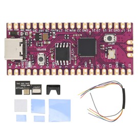 Pico Flexible Microcontroller Board, Based on Pi RP2040 Dual Core ARM Cortex M0+ Processor, with SD2SP2 SDLoad SDL Adapter (Black)