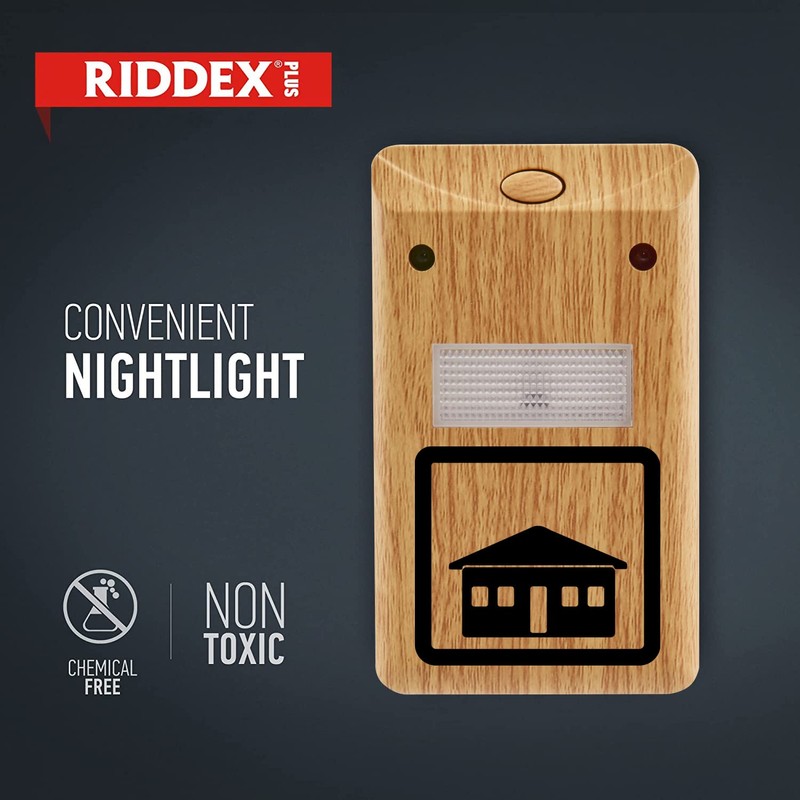 RIDDEX Plus Insect Control- Plug in, Mouse Deterrent - Pest