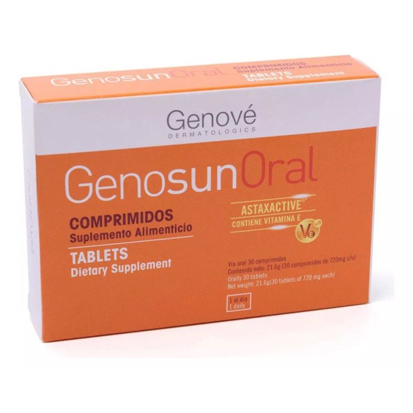 Genové Genove Genosun Oral 30 Comprimidos