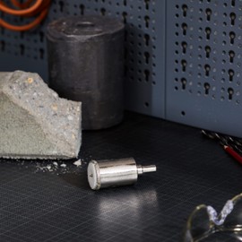 Wolfcraft 5926000 Diamond Ceramic Hole Saw accessory with 10 mm Shank and 35 mm Ø Sponge Included