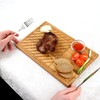 B4K® Oak Steak Board - Serving Board for Steak &