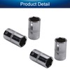 Utoolmart 1/4-Inch Drive 10mm 6-Point Shallow Socket, Metric, Cr-V Chrome-vanadium