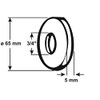 CORNAT TEC383002 Collar f. taps Chrome 3/4x5