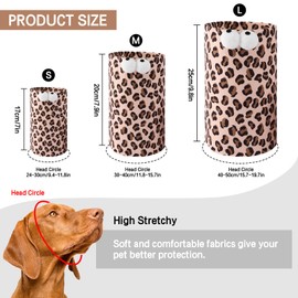 Yoolhamy Dog Snood Ear Muffs Hearing Protection for Dogs Noise Protection Pet Ear Flap Head Wrap Hoodie Neck and Ear Warmers for Dogs and Cats Bathing Grooming Reduction Noise