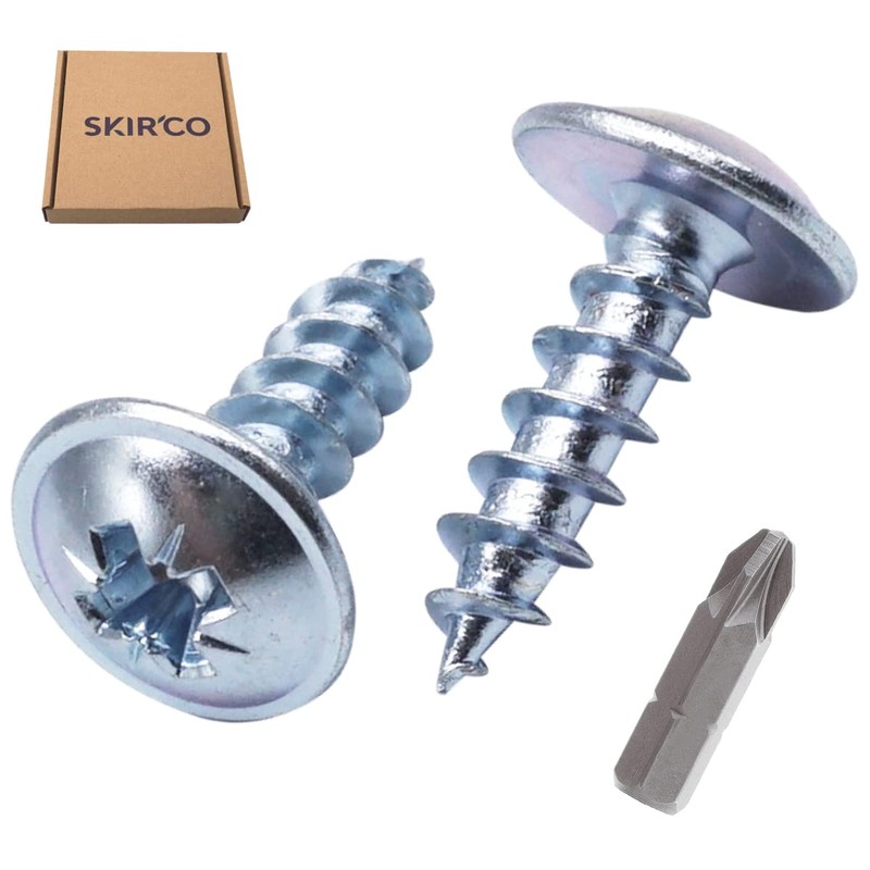 SKIR'CO (Pack of 80) Galvanised Steel 6.0 x 16mm Silver