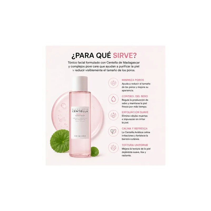 Tónico Exfoliante Poremizing Skin1004 210ml Floral