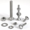 Krysay 5/16-18 x 2" Carriage Bolts 304 Stainless Steel 18-8,Round