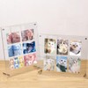 siawadeky Card Display Case, 6 Layers, Fully Transparent, Card Stand,